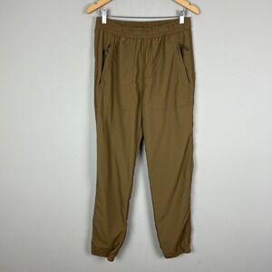 Olivers Apparel Performance‎ Joggers Mens M Khaki Outdoor Nylon Mesh Lined Pants